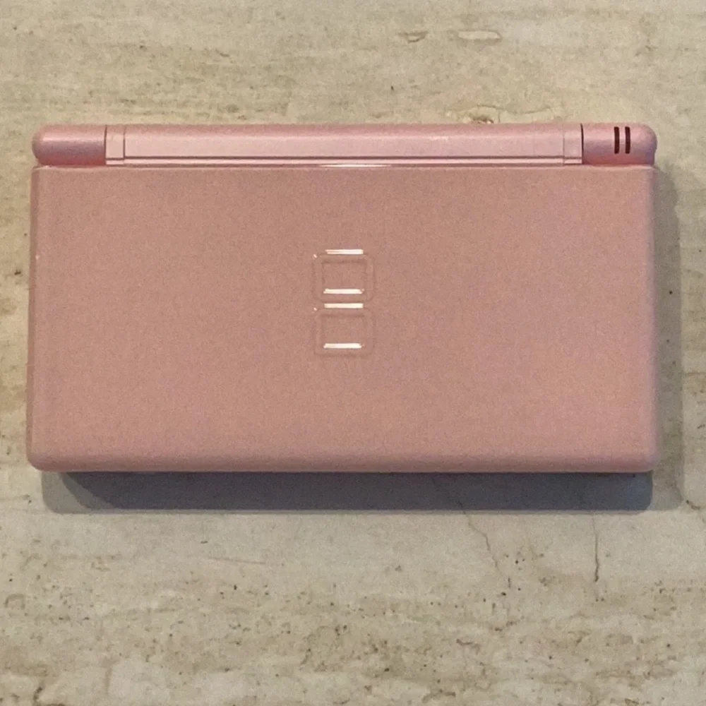 Nintendo DS Lite Console & Charger Coral Pink Handheld & Tetris Party DS Game - Picture 8 of 16